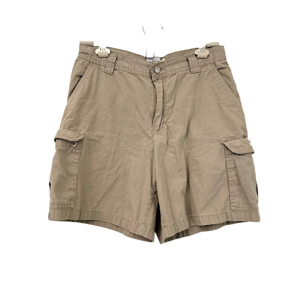 VTG Calvin Klein Brown 90s Y2K Cargo Shorts Gorpcore Womens Size 8